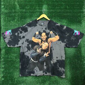 Westside Gunn GxFR Fourth Rope Hardy Boyz Oversized Tie-Dye T-Shirt Size Large